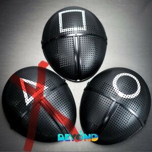 Squid Game Mask Bundle - 1 Square + 1 circle Mask
